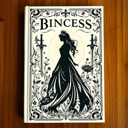 A beautiful book cover featuring the silhouette of a princess