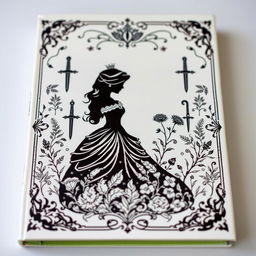 A beautiful book cover featuring the silhouette of a princess