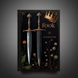 A captivating book cover featuring a single dagger with intricate designs