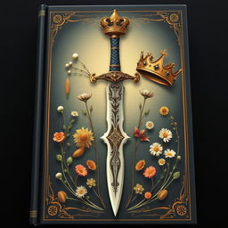 A captivating book cover featuring a dagger with intricate designs