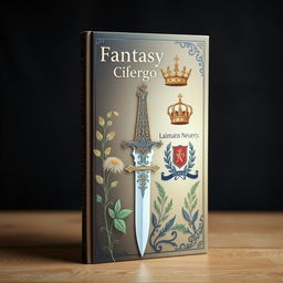 A captivating book cover featuring a dagger with intricate designs