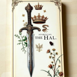 A captivating book cover featuring a dagger with intricate designs