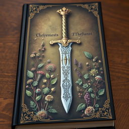 A captivating book cover featuring a dagger with intricate designs