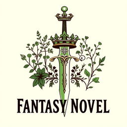 A simple yet captivating book cover for a fantasy novel