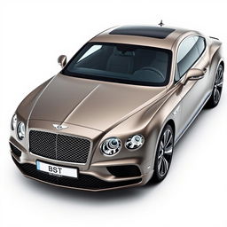 A Bentley car on a white background