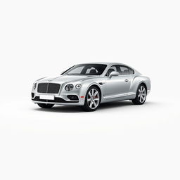 A Bentley car on a white background