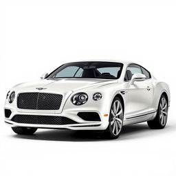 A Bentley car on a white background