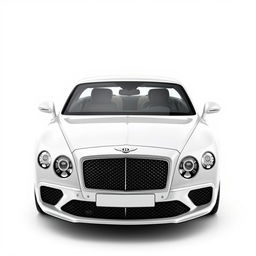 A Bentley sports car on a white background