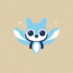 Create a Telegram channel logo featuring a charming and amusing combination of a dragonfly and a cat, with large, expressive eyes.