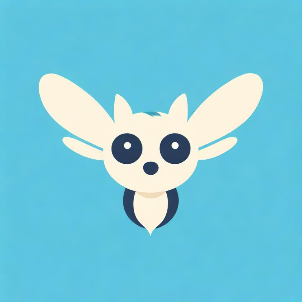 Create a Telegram channel logo featuring a charming and amusing combination of a dragonfly and a cat, with large, expressive eyes.