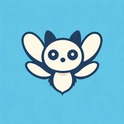 Create a Telegram channel logo featuring a charming and amusing combination of a dragonfly and a cat, with large, expressive eyes.