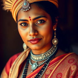 A depiction of an Indian person wearing traditional clothing with minimal coverage, focusing on cultural authenticity and respect