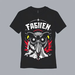 A creative and stylish t-shirt design featuring unique and eye-catching graphics