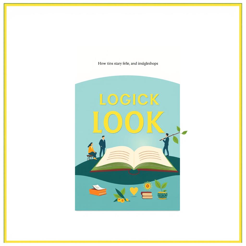 Design a book cover that conveys the essence of the book using a color palette that evokes calm, positivity, and growth with tones of blue, green, and yellow