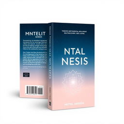 Create a book cover for the title 'Mental Genesis' focusing on themes of personal development, self-discovery, and self-love