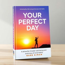 A book cover titled 'Your Perfect Day: Achieving Greater Well-being and Success with Small Habits'