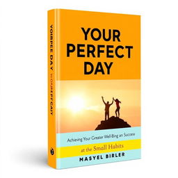 A book cover titled 'Your Perfect Day: Achieving Greater Well-being and Success with Small Habits'