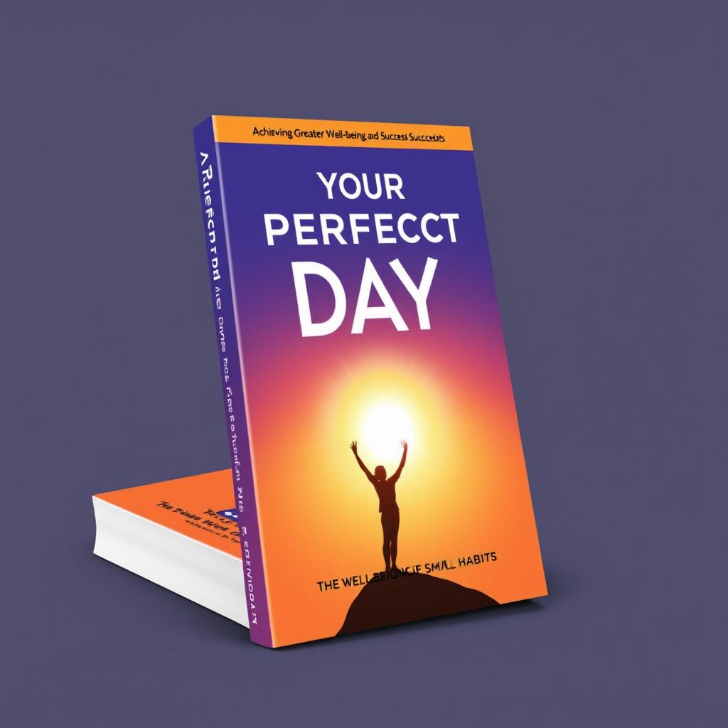 A book cover titled 'Your Perfect Day: Achieving Greater Well-being and Success with Small Habits'