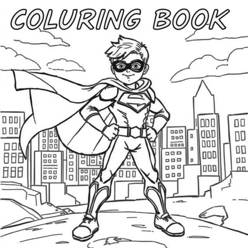 Unleash Your Imagination: Superhero Coloring Adventure