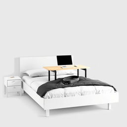 Create an image of the STORÅ bed from Ikea