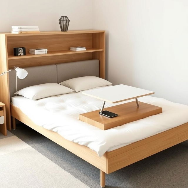 Create an image of the STORÅ bed from Ikea