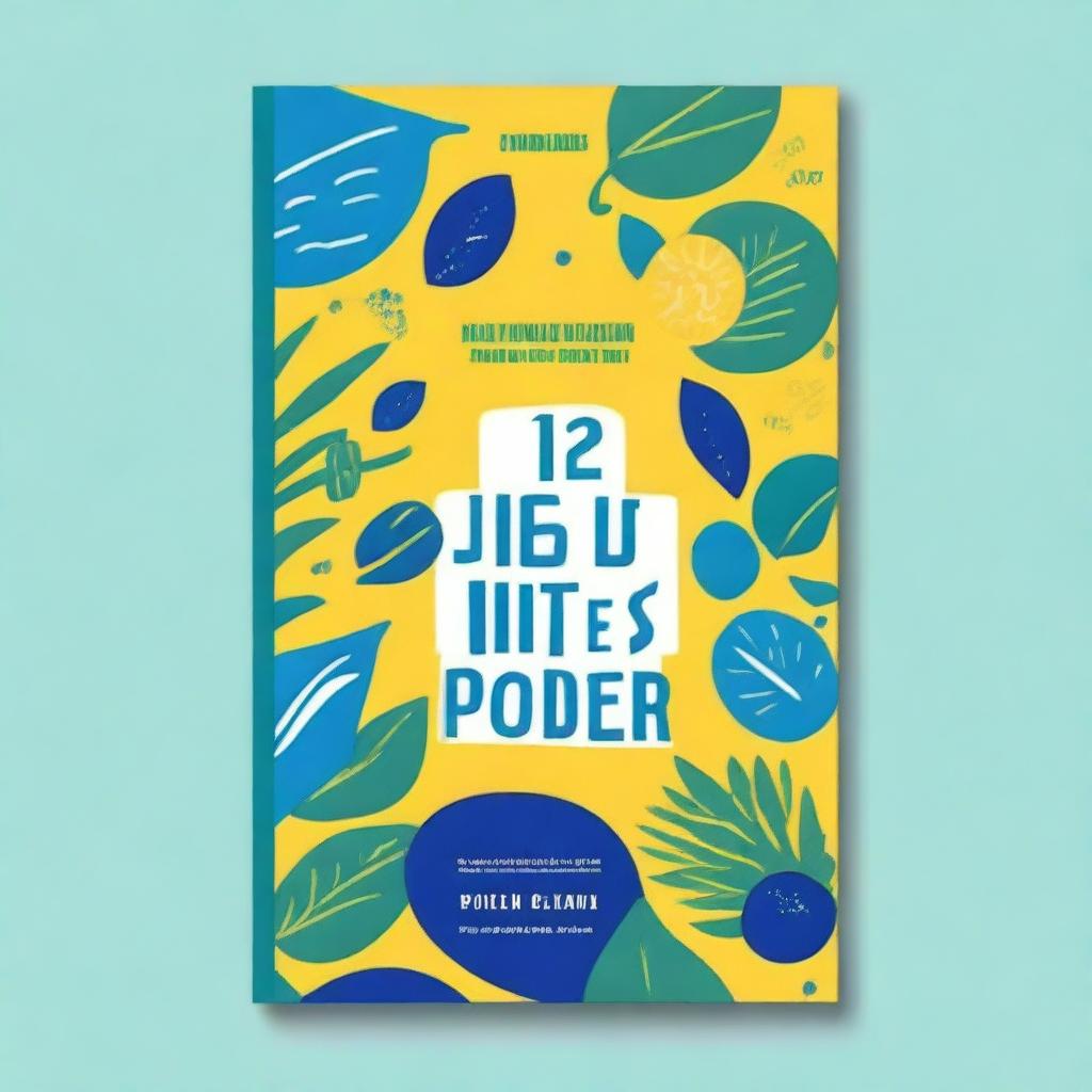 Design a cover for a self-help ebook titled '12 Hábitos de Poder' by Jadson Soares Lima