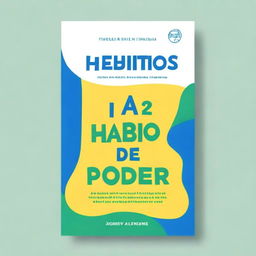 Design a cover for a self-help ebook titled '12 Hábitos de Poder' by Jadson Soares Lima