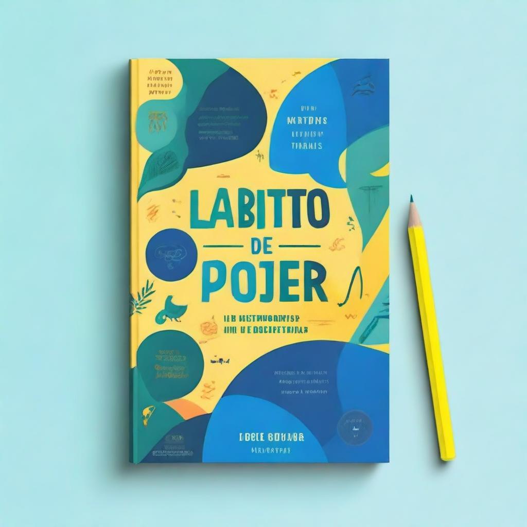 Design a cover for a self-help ebook titled '12 Hábitos de Poder' by Jadson Soares Lima