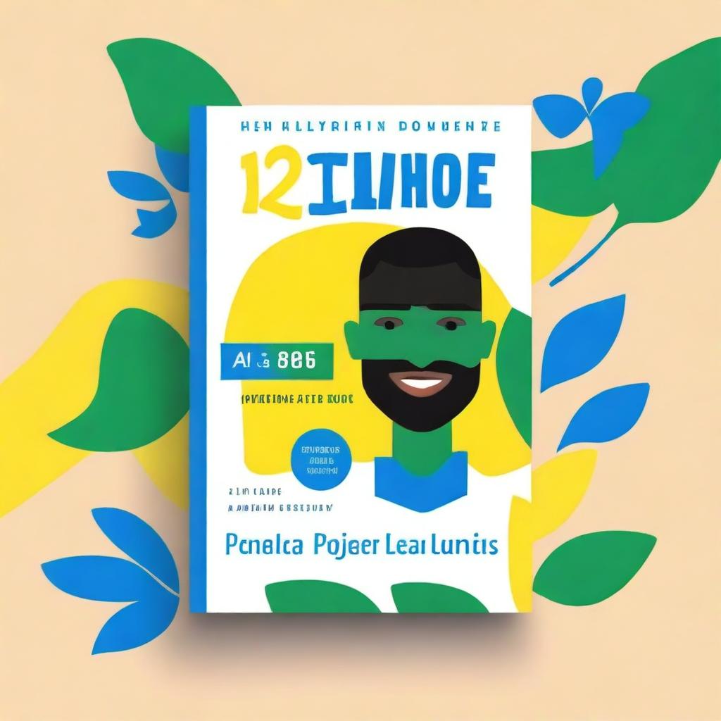 Create a cover for a Brazilian self-help ebook titled '12 Hábitos de Poder' by Jadson Soares Lima