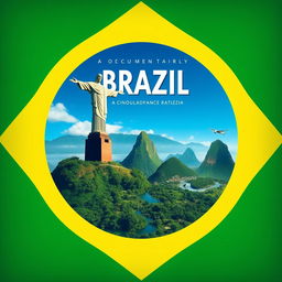 Create a poster for a documentary about Brazil