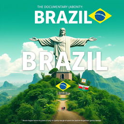 Create a poster for a documentary about Brazil