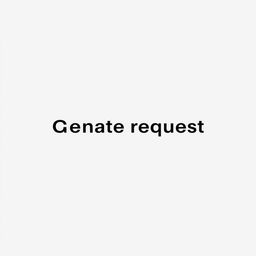 Generate an image based on an empty request.