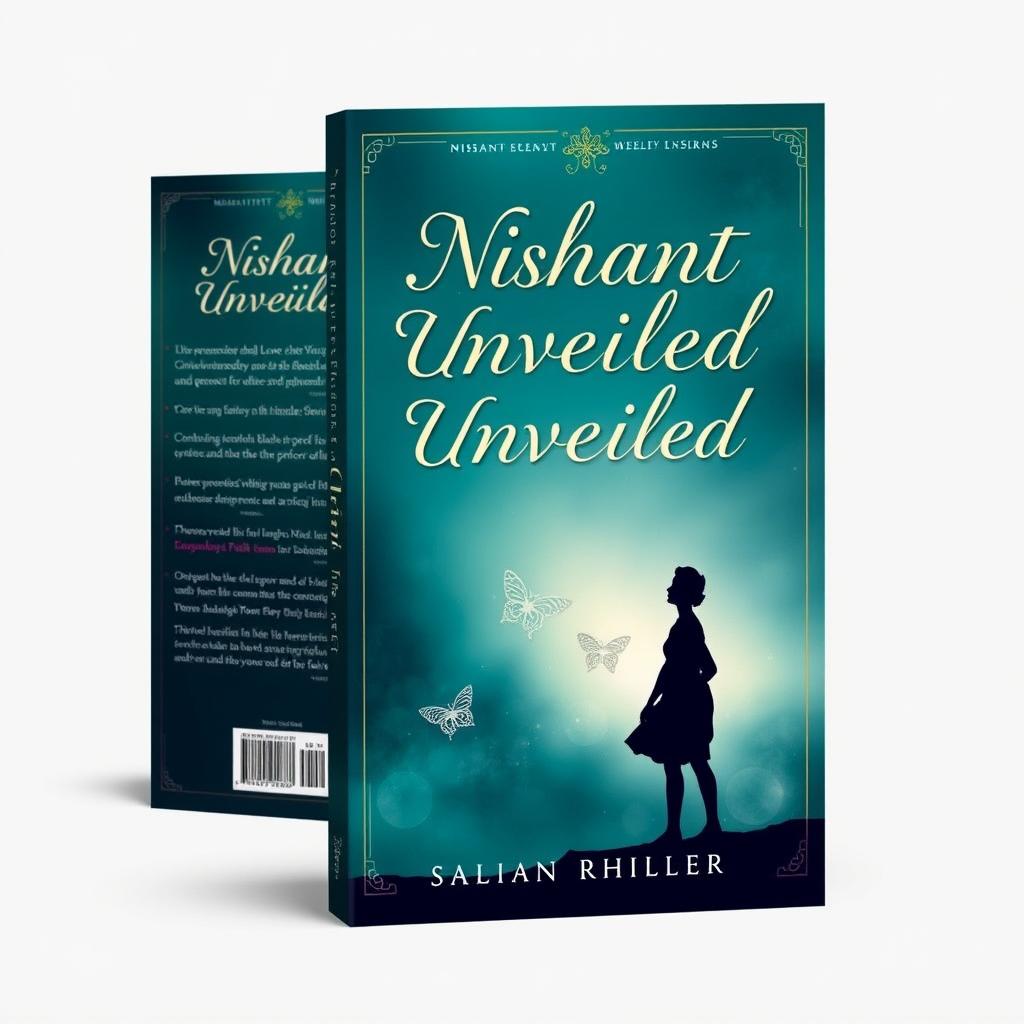 Create a book cover for the title "Nishant Unveiled: Love, Ambition, and the Quest for Fulfillment"