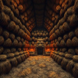 The Hairy Bastion is a unique dungeon where every surface is lined with thick, coarse fur
