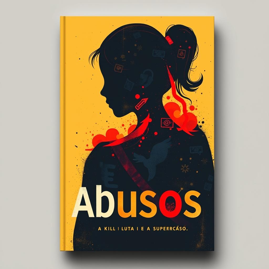 Uma capa de ebook que aborda o tema de abusos