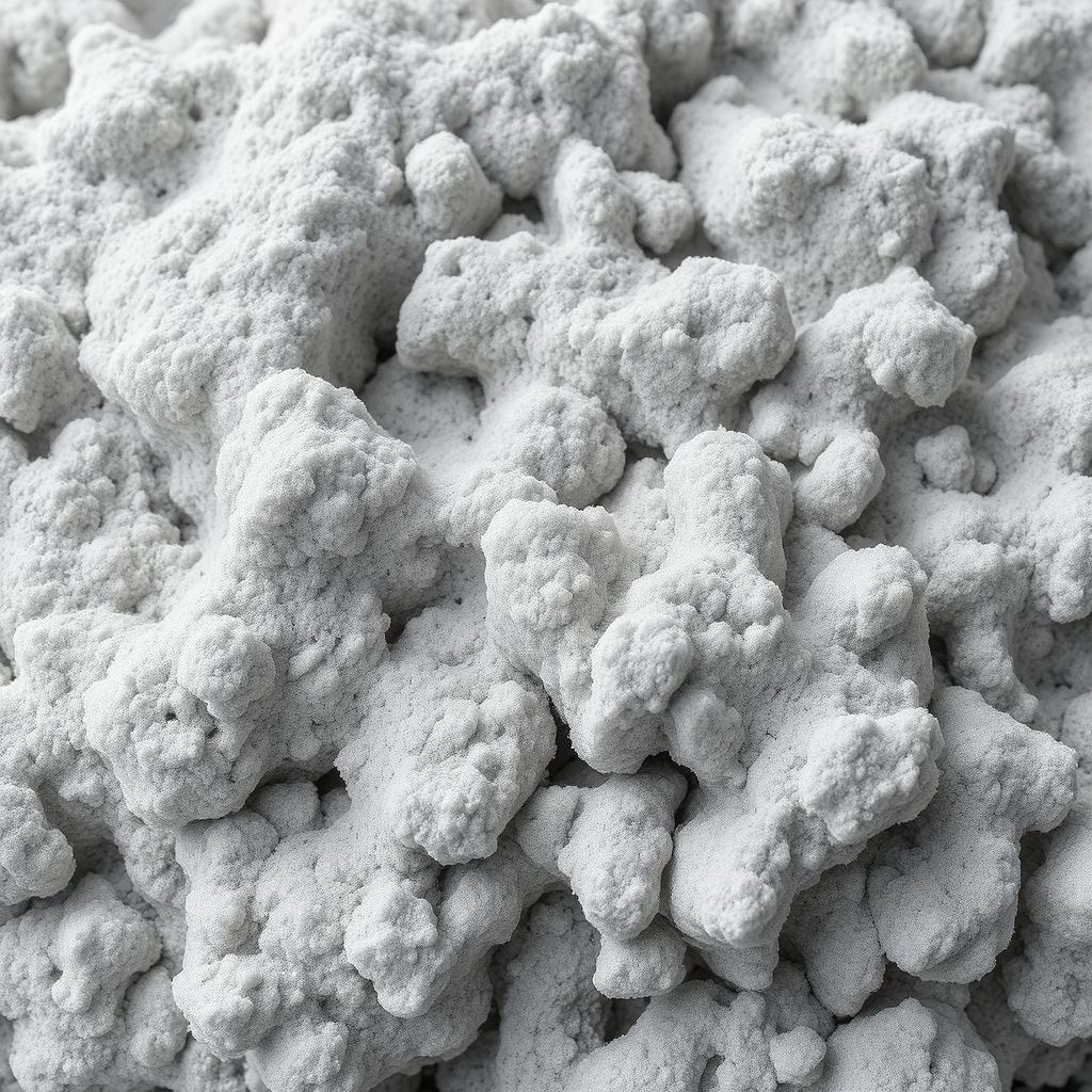 A high-resolution close-up image of a grey foam texture