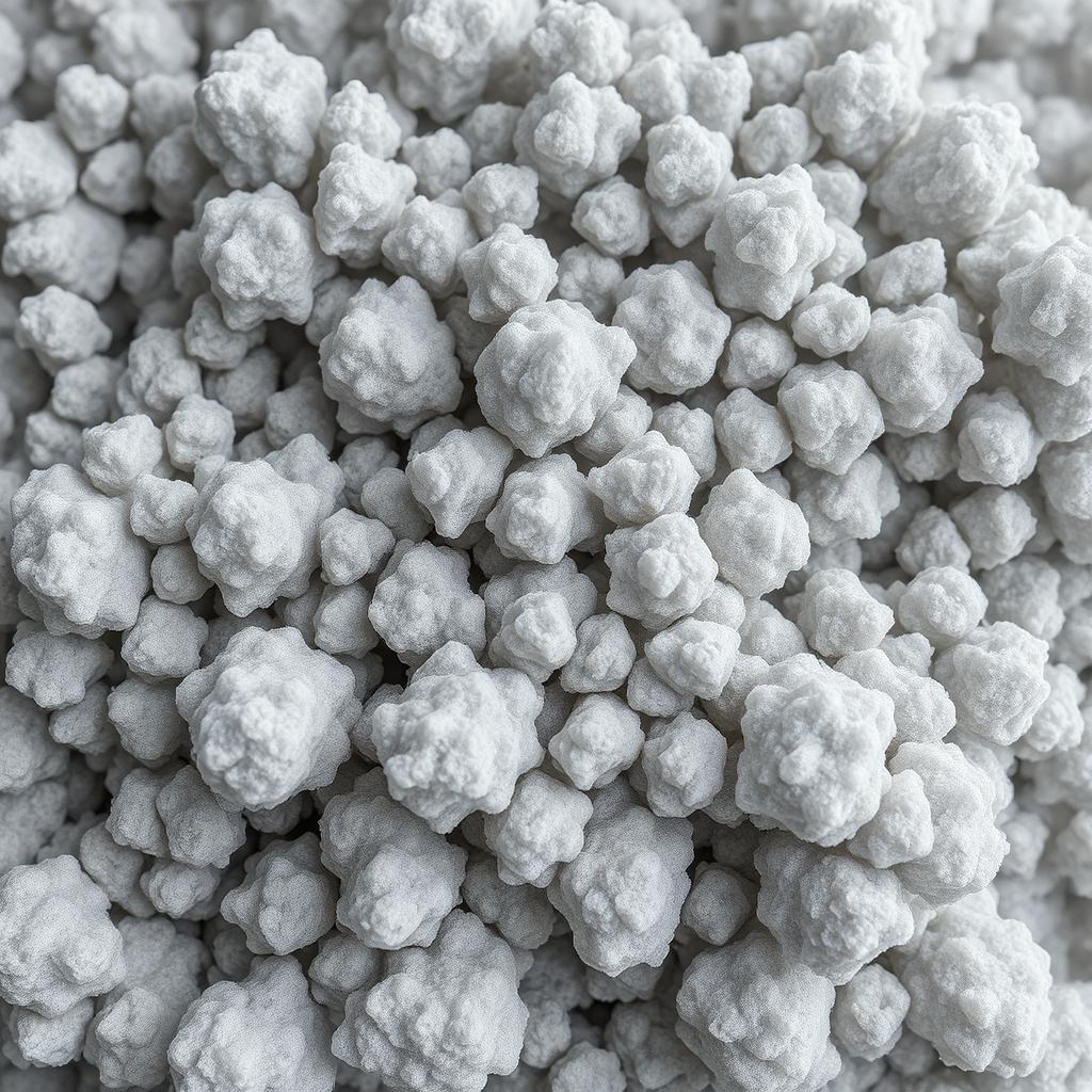 A high-resolution close-up image of a grey foam texture