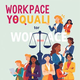 An inspiring image promoting workplace equality for women