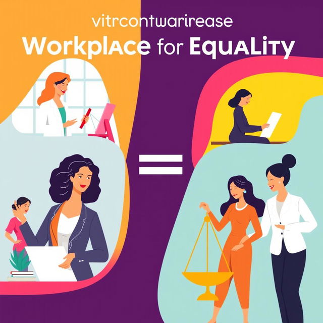 An inspiring image promoting workplace equality for women