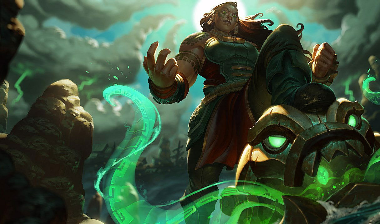 Dive into the rich backstory of Illaoi from League of Legends.