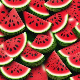 A vibrant, ultra high definition background featuring a splash of watermelon texture