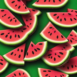 A vibrant, ultra high definition background featuring a splash of watermelon texture