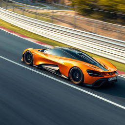 A high-resolution image of the McLaren Speedtail in a racing version