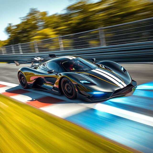 A high-resolution image of the McLaren Speedtail in a racing version