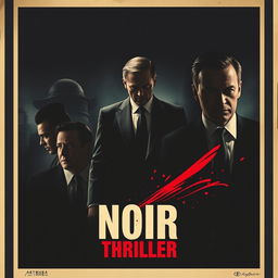 Create a movie poster for a noir thriller