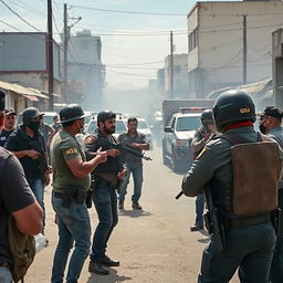 A tense encounter in Culiacán between armed civilians and the Coahuila force