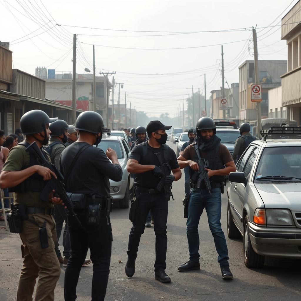 A tense encounter in Culiacán between armed civilians and the Coahuila force