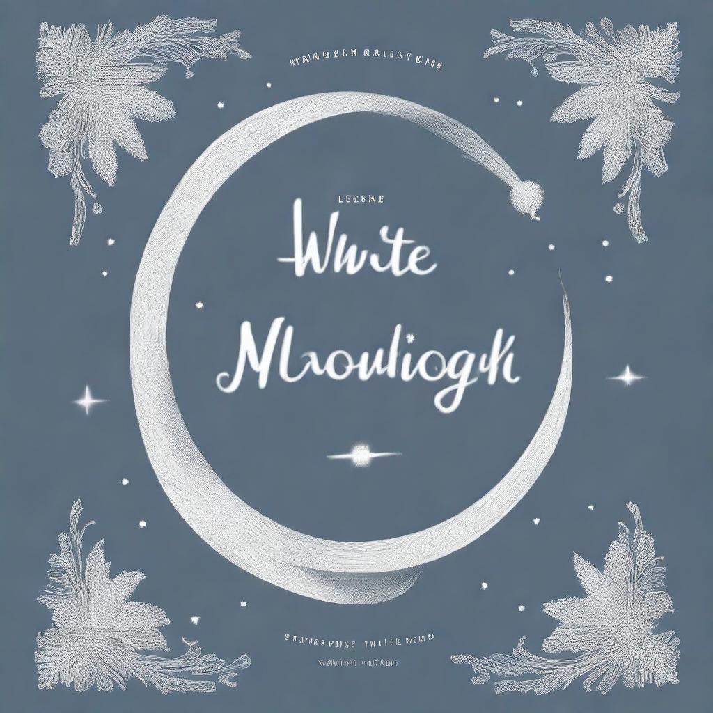 The title 'White Moonlight' is written in an elegant, slightly glowing font that resembles moonlight itself