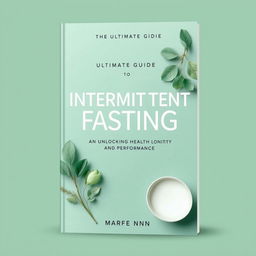 Create an ebook cover for 'The Ultimate Guide to Intermittent Fasting: Unlocking Health, Longevity and Performance'