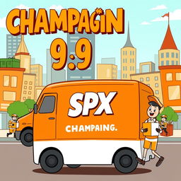 A whimsical and fun cartoon-style design for SPX Champaign 9